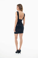 BLACK SEQUIN DRESS