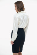 CREPE SKIRT WITH POCKETS