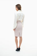 CREPE SKIRT WITH POCKETS
