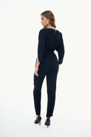 CREPE JUMPSUIT WITH POCKETS