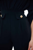 CREPE JUMPSUIT WITH POCKETS