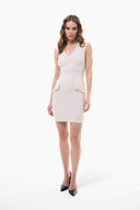 CREPE MINI-DRESS WITH POCKETS